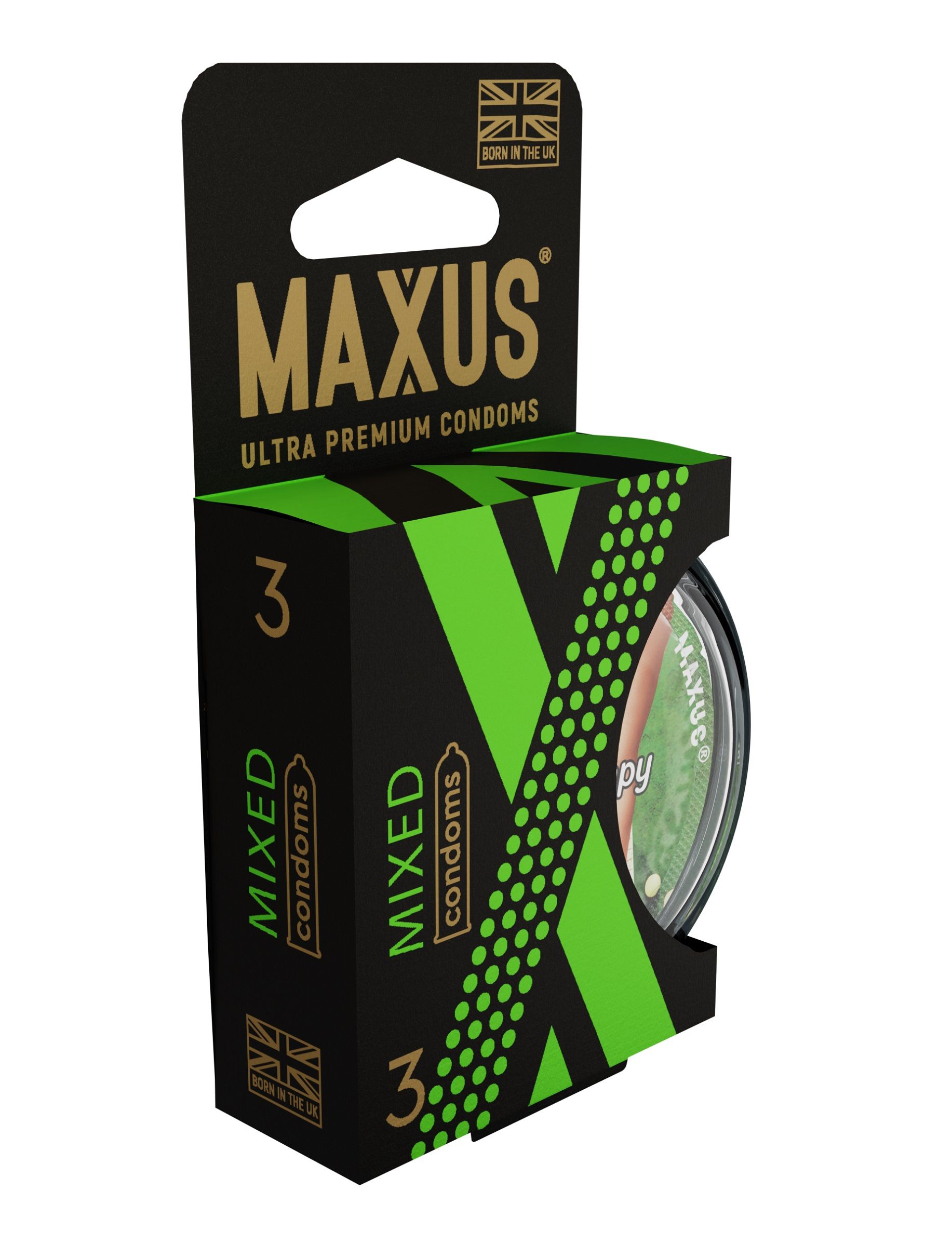 Презервативы в пластиковом кейсе MAXUS AIR Mixed - 3 шт. 2