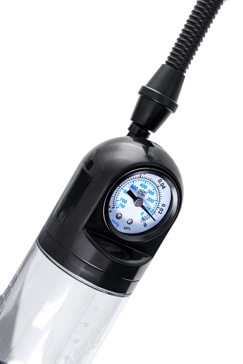 Прозрачная механическая помпа Helmer с манометром 9