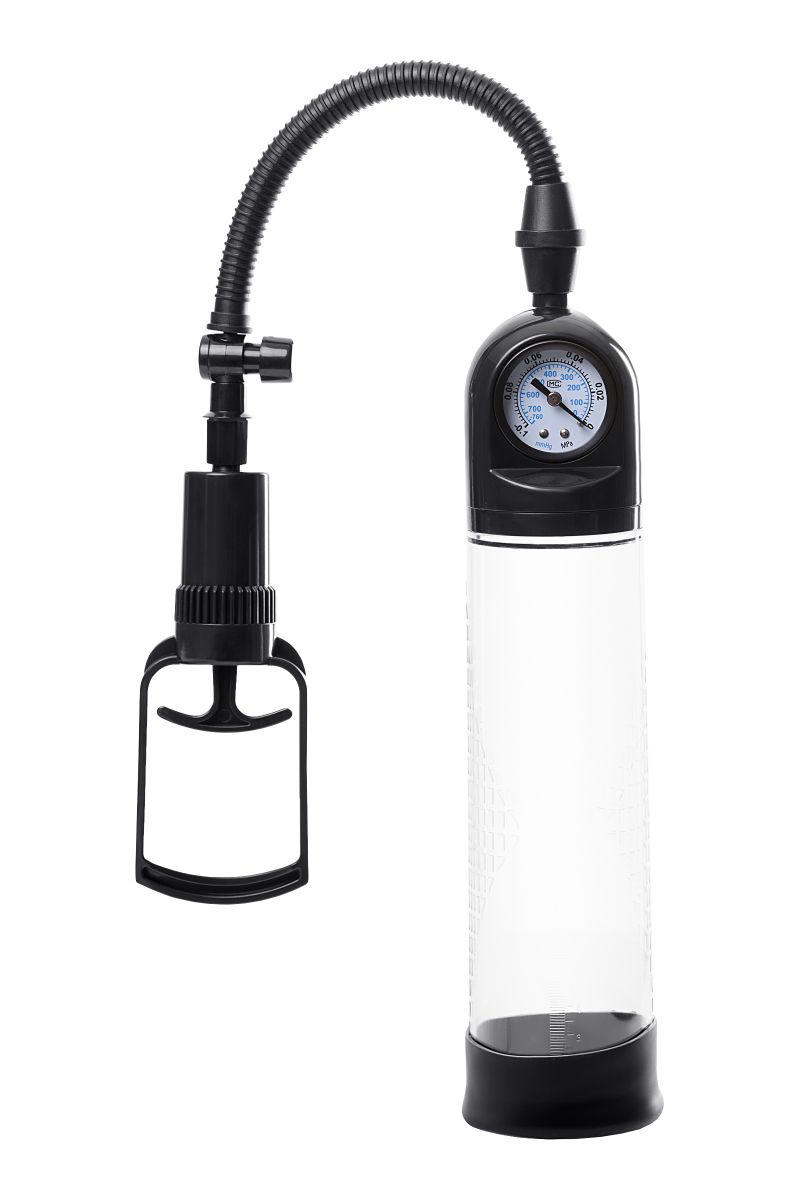 Прозрачная механическая помпа Helmer с манометром 1