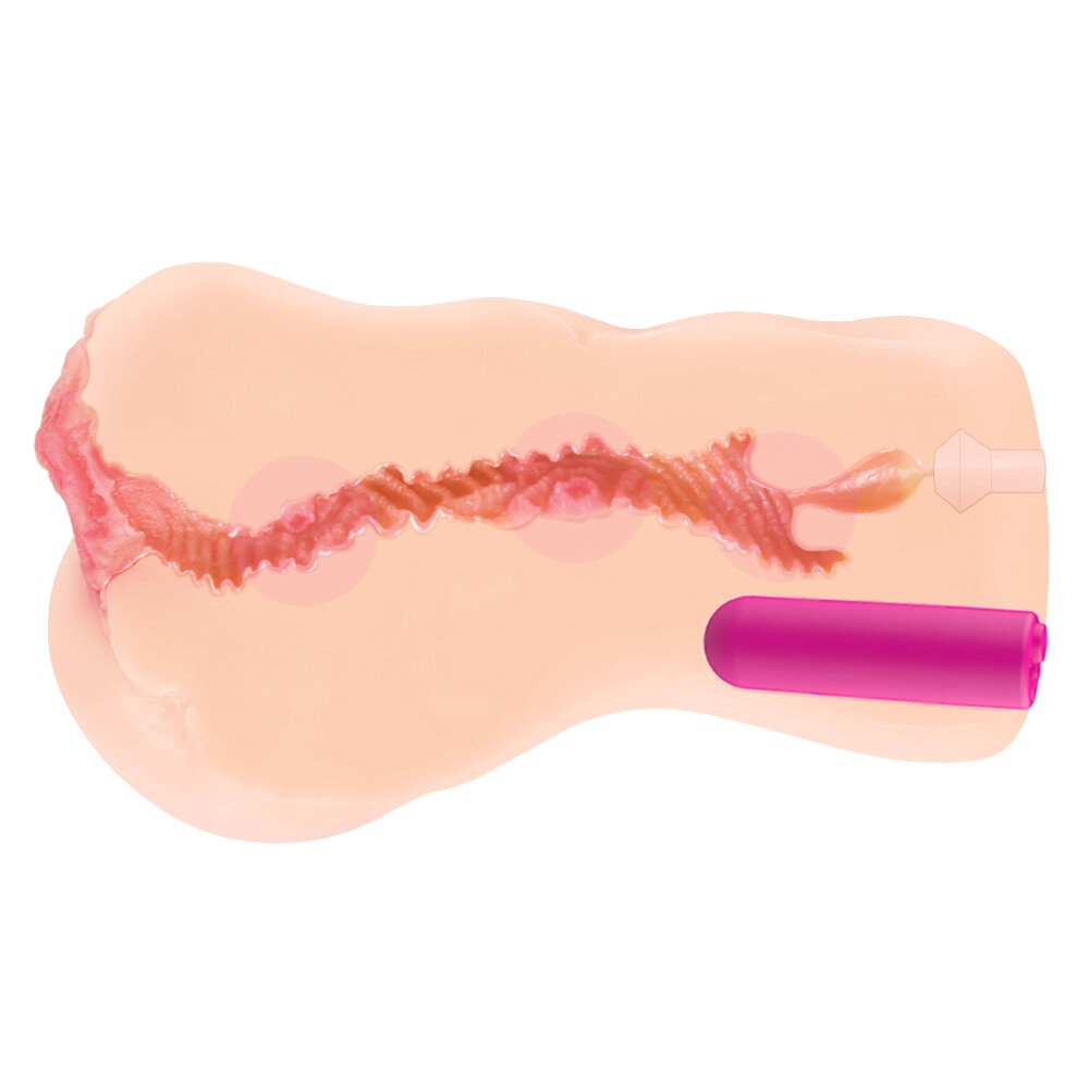 Мастурбатор-вагина Onahole edition 001 с двойным слоем материала с вибрацией 4