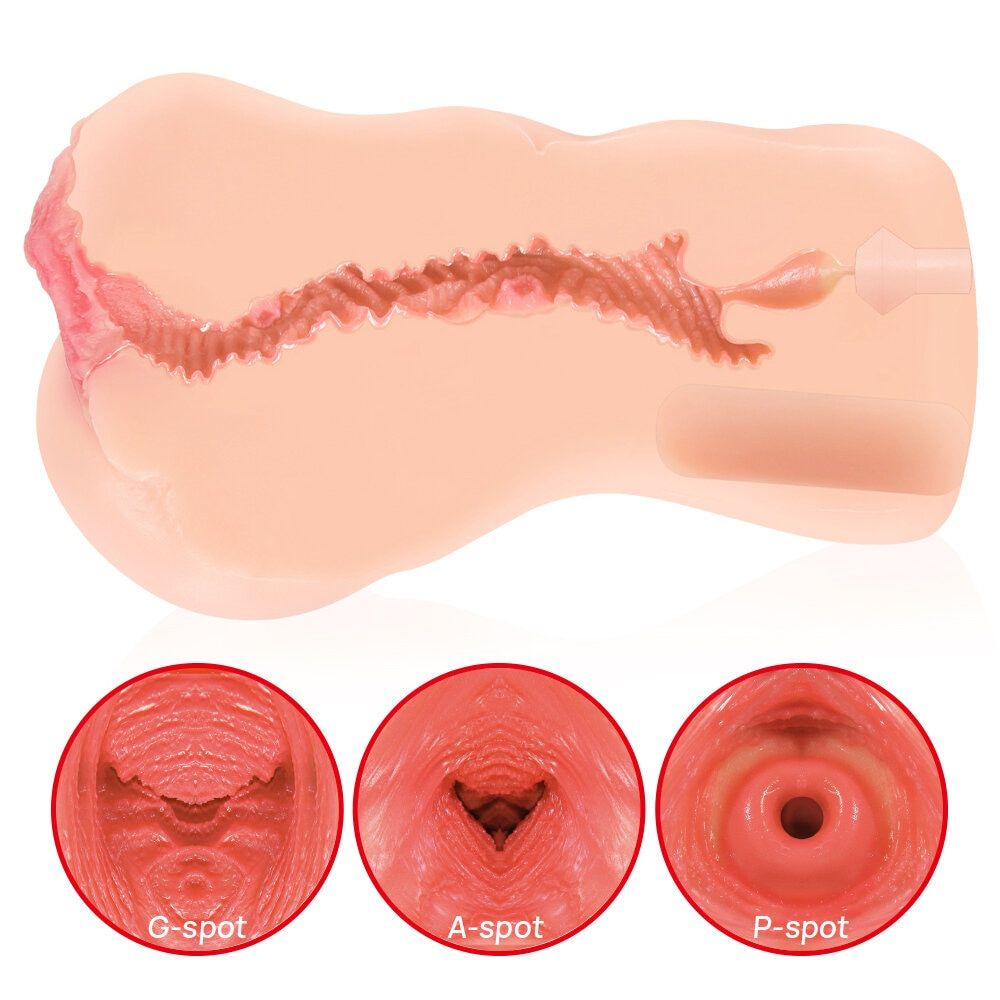 Мастурбатор-вагина Onahole edition 001 с двойным слоем материала с вибрацией 5