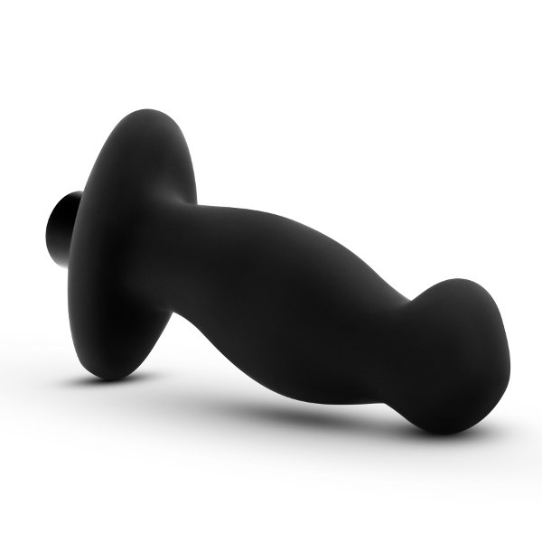 Черный анальный вибромассажёр Silicone Vibrating Prostate Massager 02 - 10,8 см. 6