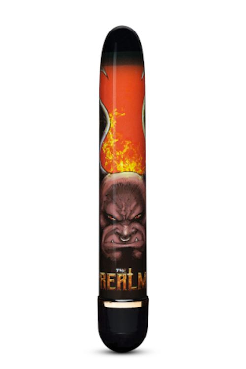 Классический вибратор Minotaur - 17,7 см. 1