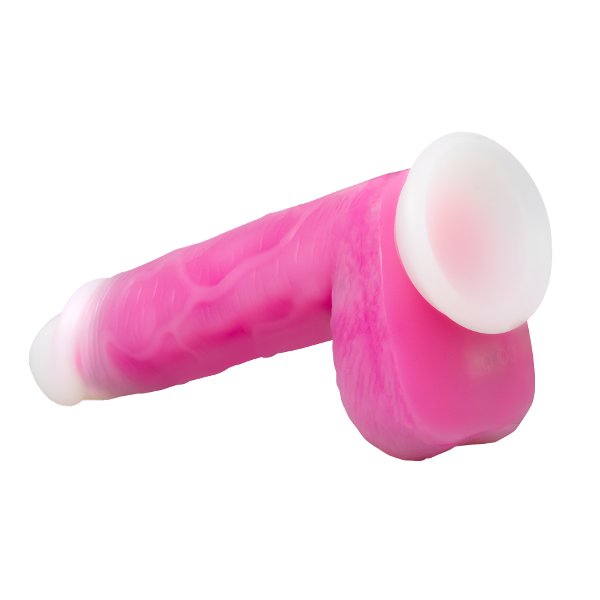 Розовый ротатор-реалистик Roxy 8 Inch Gyrating Dildo - 21,6 см. 6