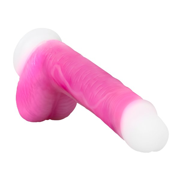 Розовый ротатор-реалистик Roxy 8 Inch Gyrating Dildo - 21,6 см. 7
