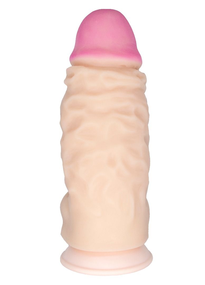 Телесный вибромассажер-супергигант - 33,5 см. 6