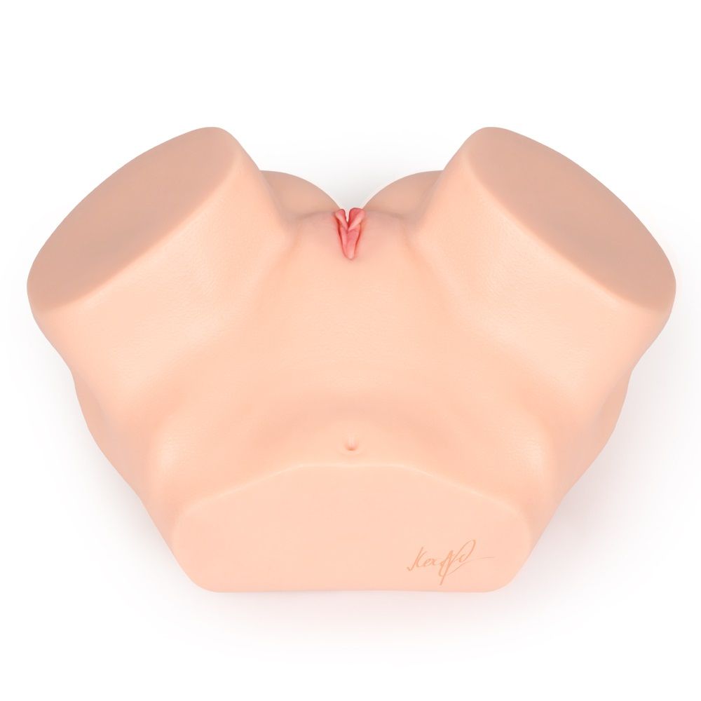 Мастурбатор-полуторс Hanna Onahole 001 с двойным слоем материала и вибрацией 4