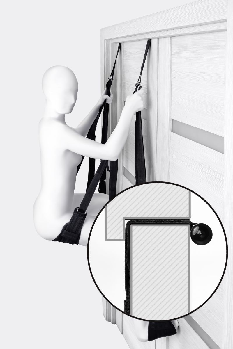 Черные секс-качели на дверь Anonymo №0505 6