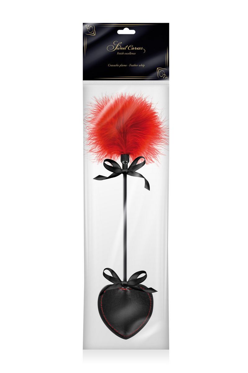 Стек с пуховкой Sweet Caress Feather Whip - 44 см. 3