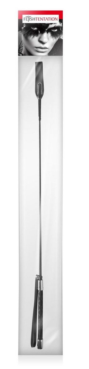 Черный гладкий стек с ручкой - 71 см. 4