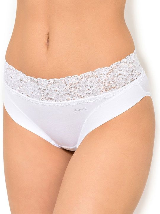 Трусики-слипы Dolce Cinture с кружевным пояском 1