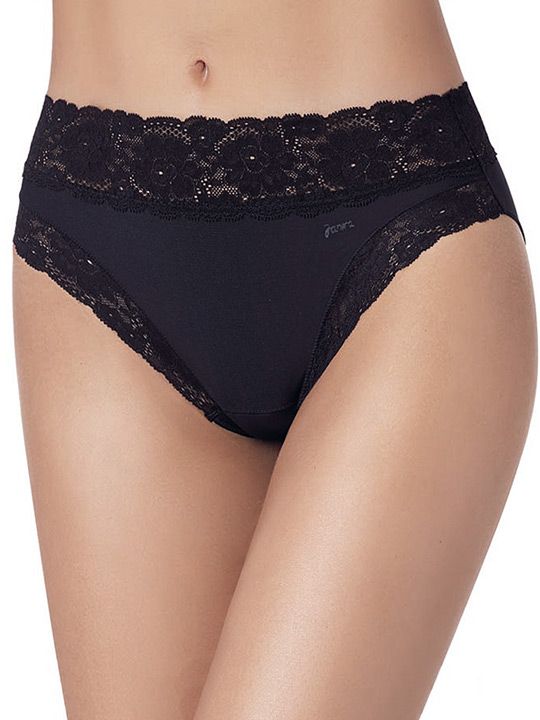 Трусики-слипы с кружевной оторочкой Dolce Micro 1