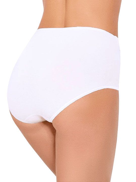 Высокие трусики Charm Cotton с кружевными вставками 2