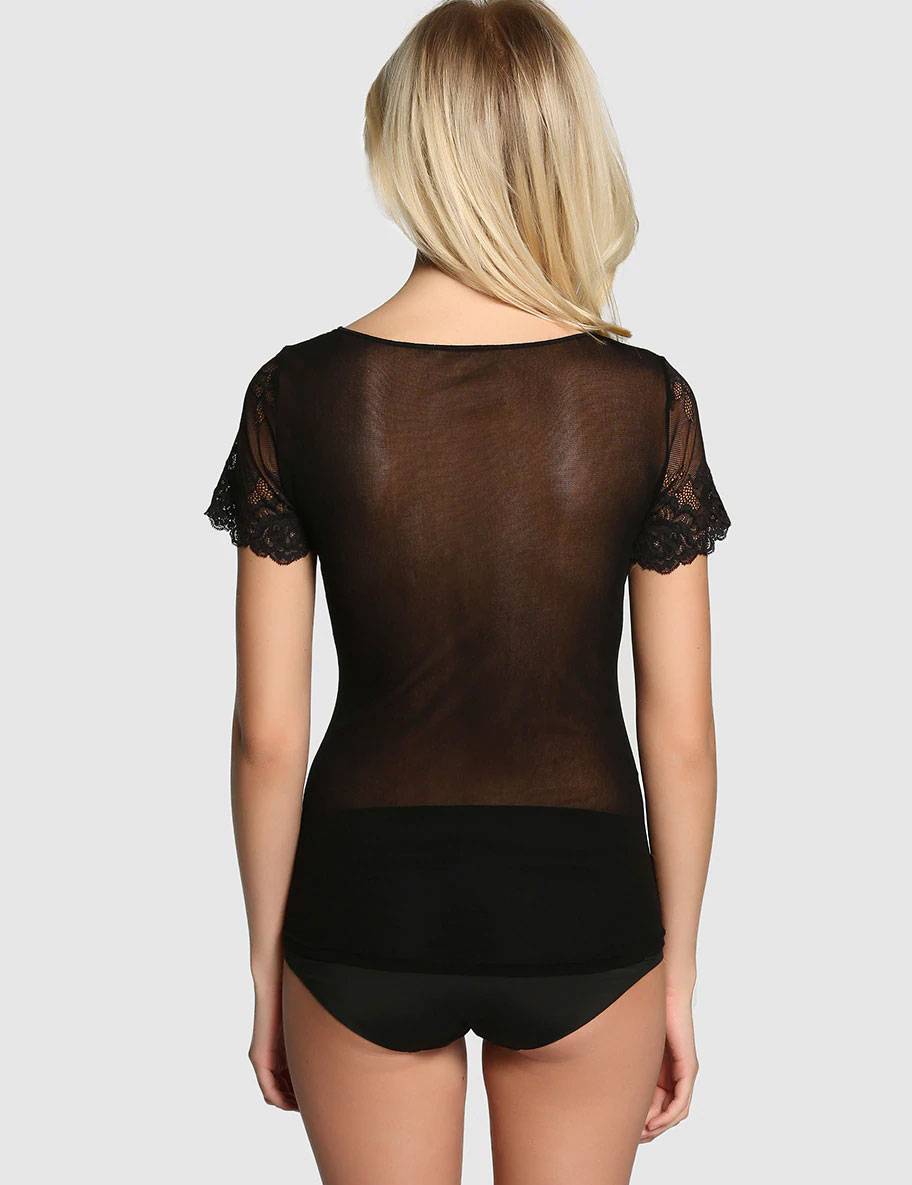 Футболка Greta с кружевом 3