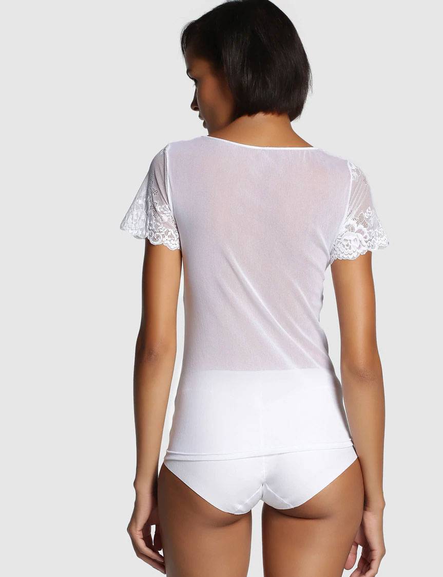 Футболка Greta с кружевом 5