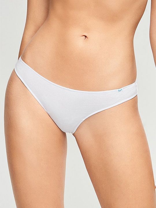 Хлопковые трусы-бразилиана с низкой линией талии 1