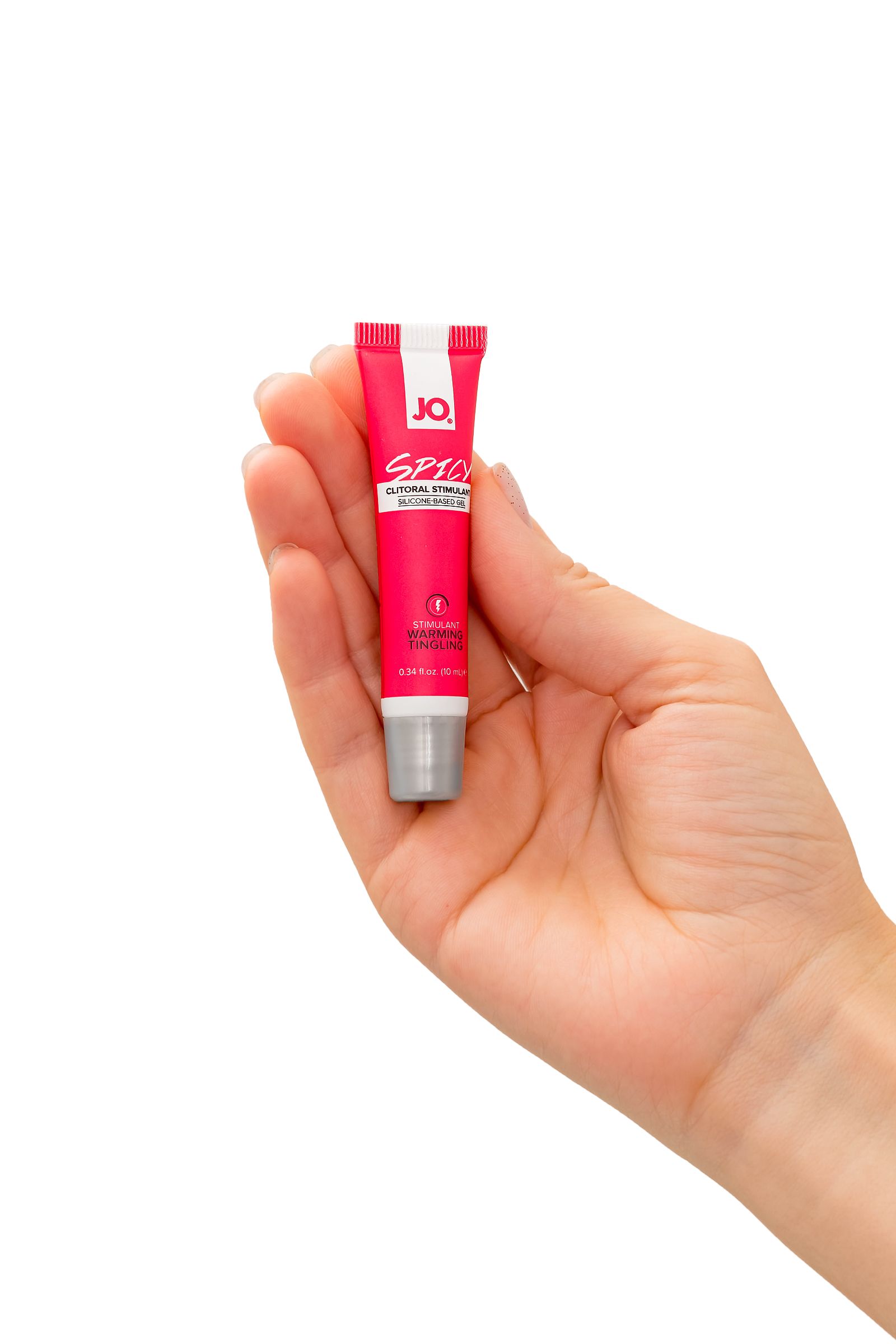 Возбуждающий гель для клитора сильного действия JO SPICY CLITORAL GEL - 10 мл. 4
