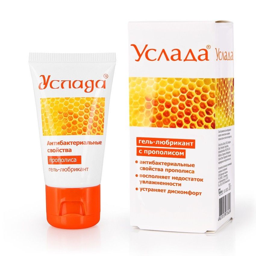 Гель-лубрикант "Услада" с прополисом - 30 гр.
