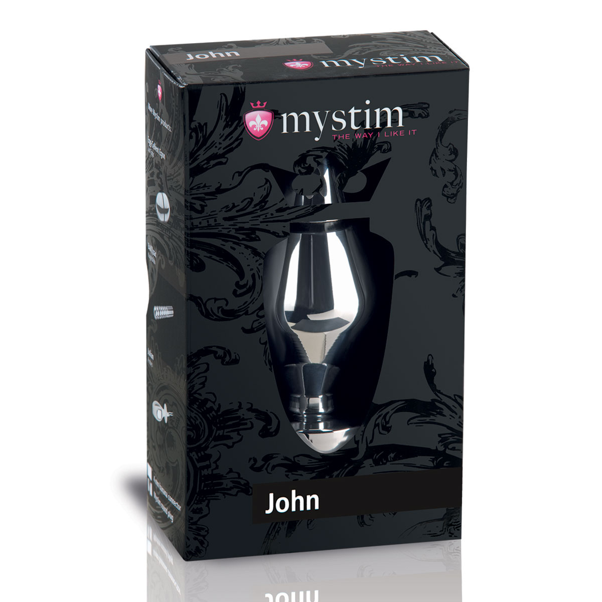 Анальная втулка для электростимуляции John - 10,5 см. 3