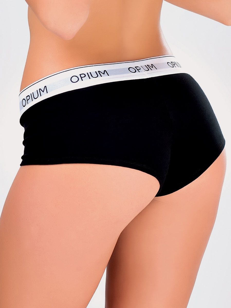 Хлопковые трусы-шортики в спортивном стиле 4