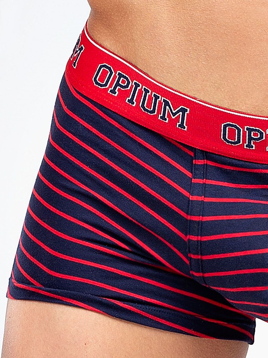 Мужские боксеры в полоску из мягкого хлопкового трикотажа 3