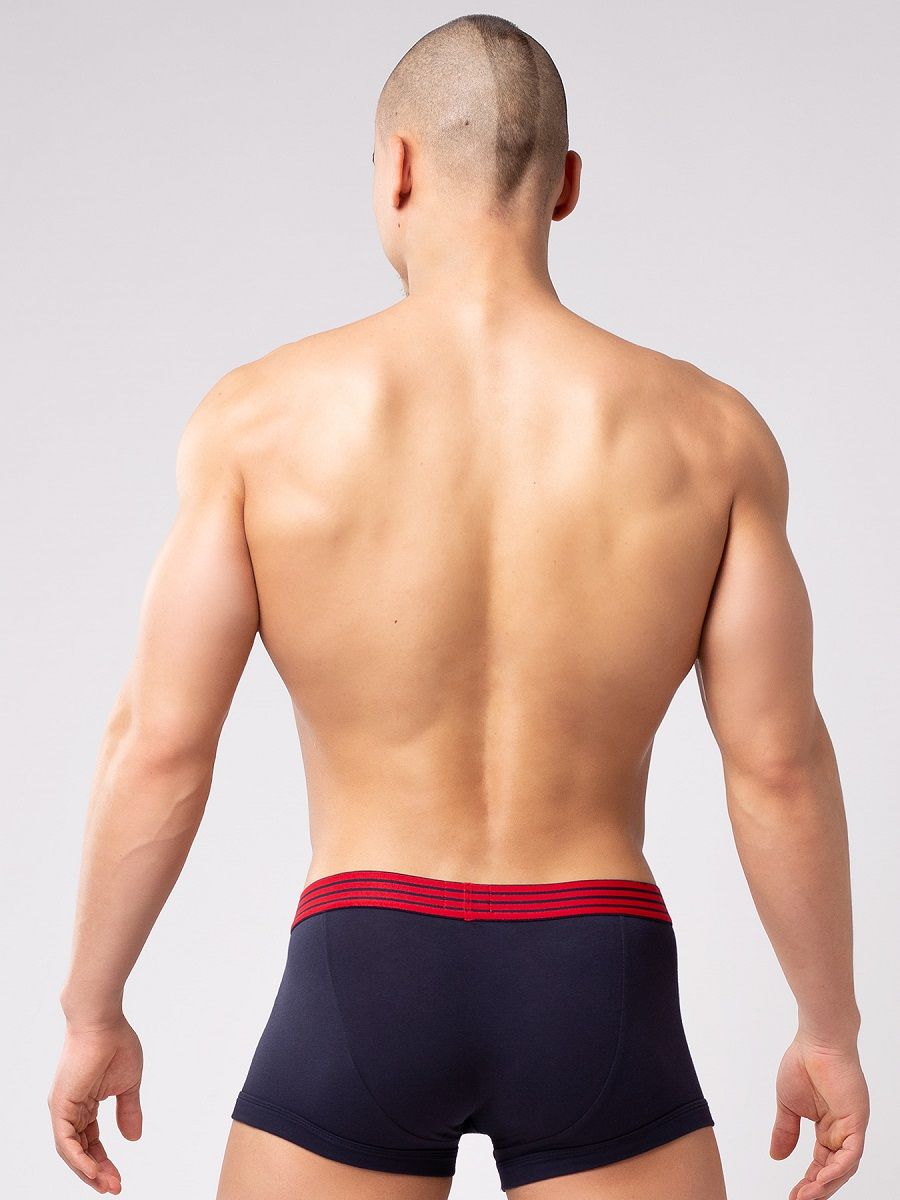 Мужские укороченные боксеры из мягкого хлопкового трикотажа 2