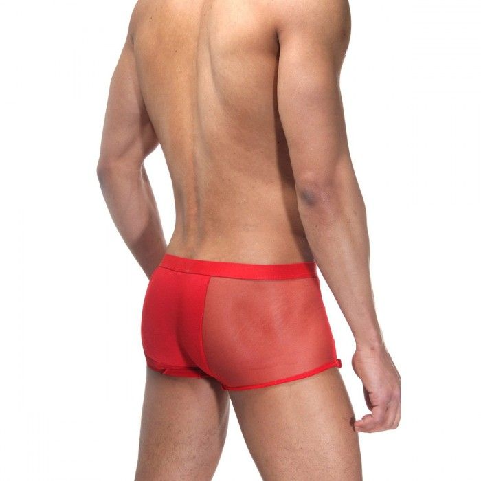 Мужские трусы-боксеры с сетчатыми вставками по бокам 2