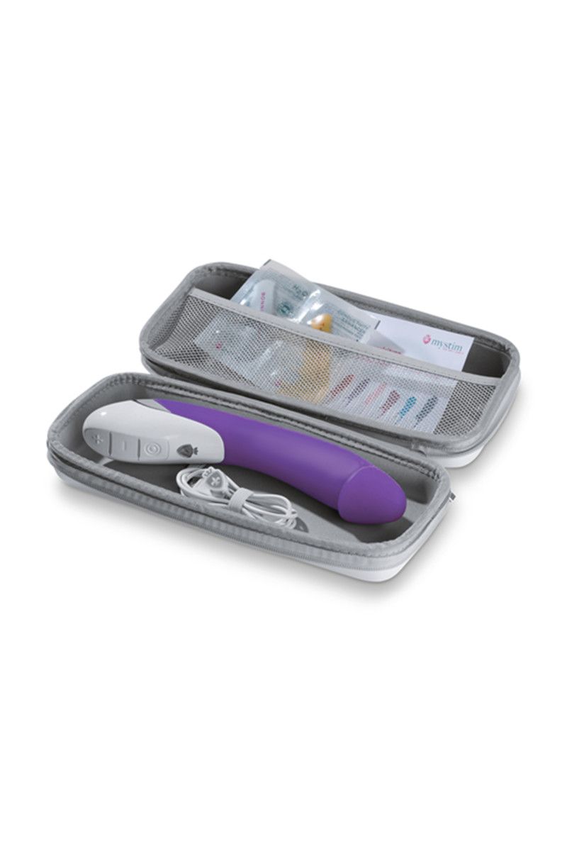 Фиолетовый вибратор Mystim Terrific Truman - 27 см. 5