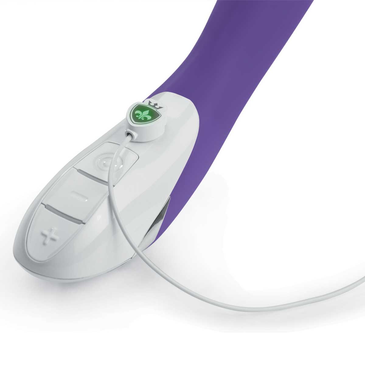 Фиолетовый вибратор Mystim Danny Divido - 27 см. 3