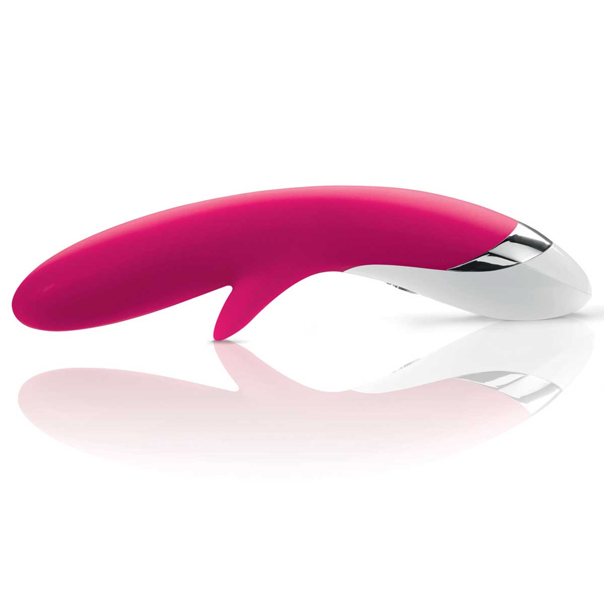 Ярко-розовый вибратор Mystim Danny Divido - 27 см. 2