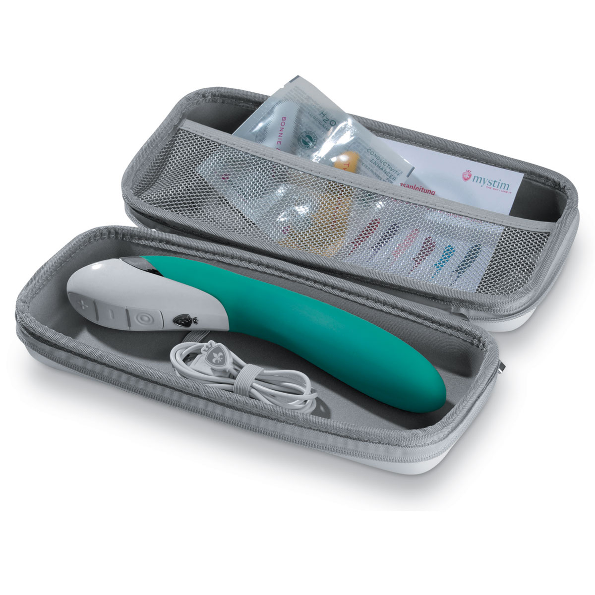 Фиолетовый вибратор Mystim Elegant Eric - 27 см. 4