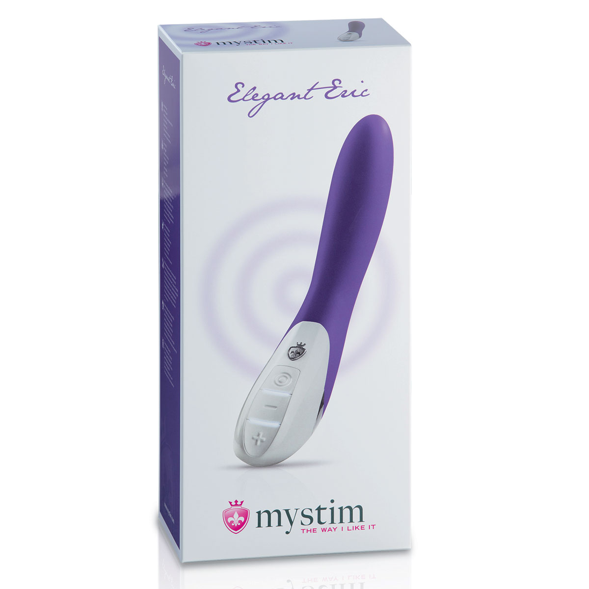 Фиолетовый вибратор Mystim Elegant Eric - 27 см. 6