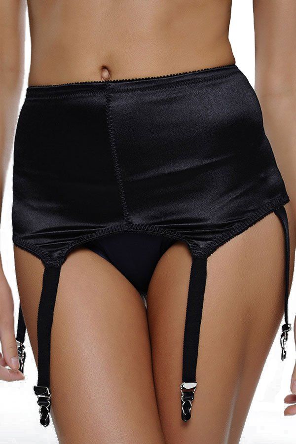 Пояс для чулок из плотной сатиновой ткани 1