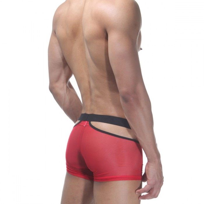 Откровенные трусы-боксеры из полупрозрачной ткани 2