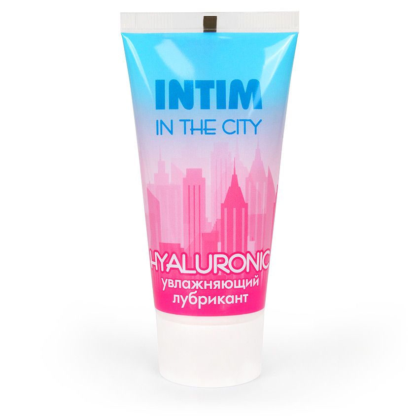 Увлажняющий лубрикант на водной основе Intim in the city Hyaluronic - 60 гр. 1