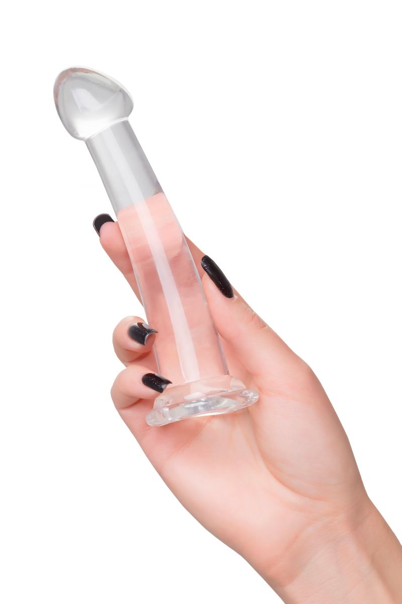 Прозрачный фаллоимитатор Jelly Dildo S - 15,5 см. 5