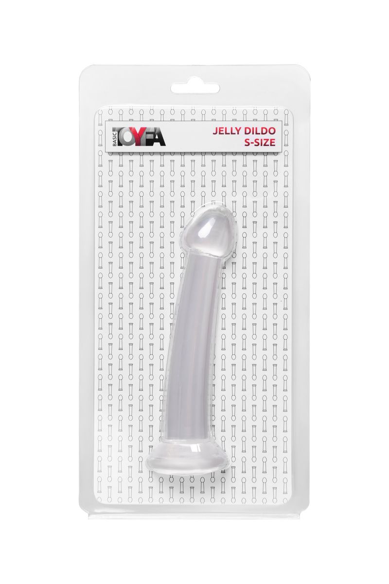 Прозрачный фаллоимитатор Jelly Dildo S - 15,5 см. 6