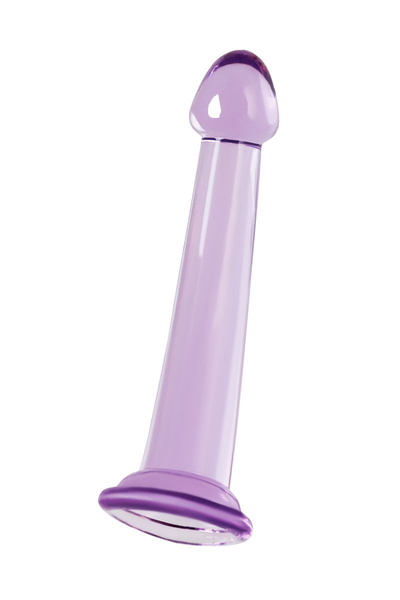 Фиолетовый фаллоимитатор Jelly Dildo S - 15,5 см. 3
