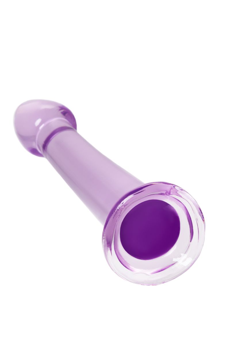 Фиолетовый фаллоимитатор Jelly Dildo S - 15,5 см. 4