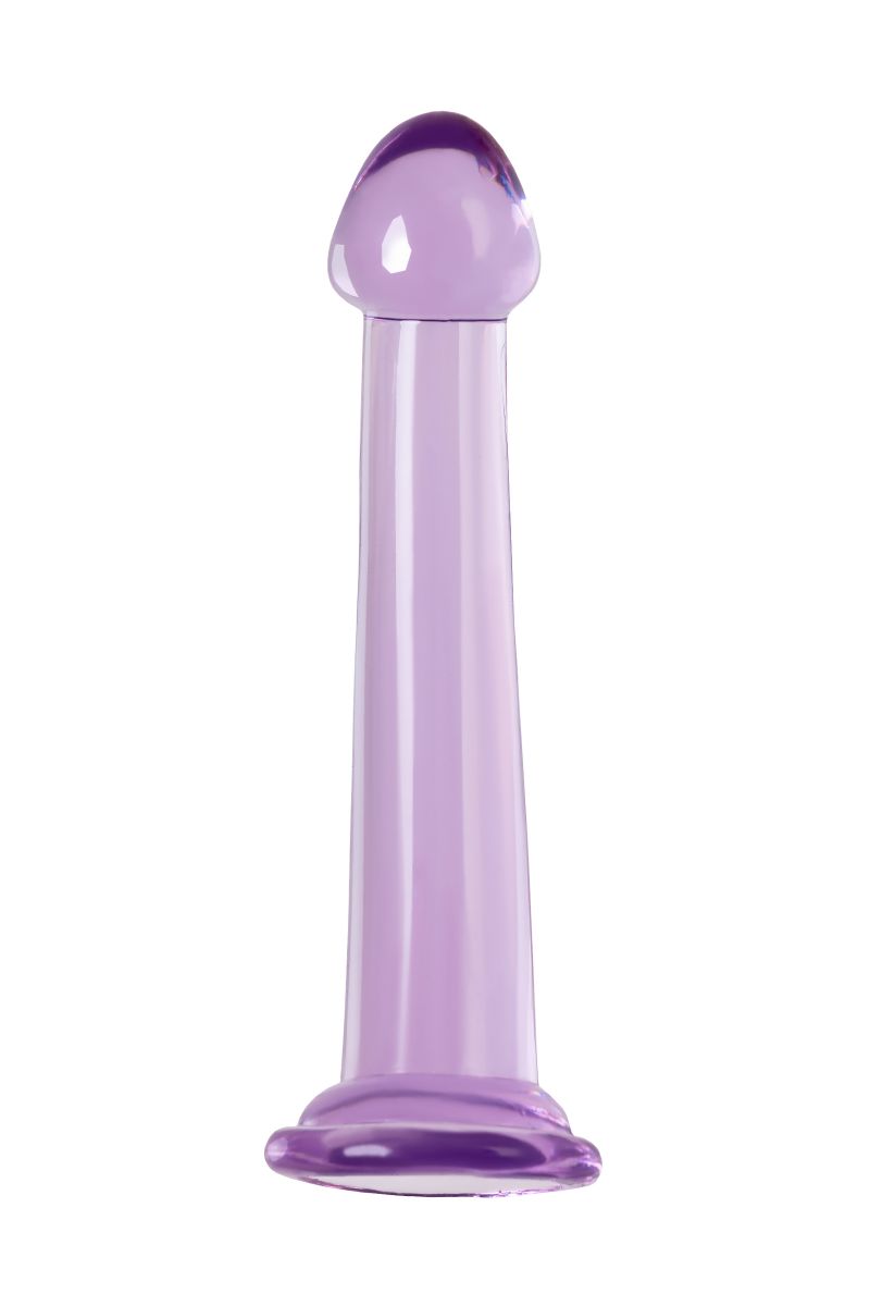 Фиолетовый фаллоимитатор Jelly Dildo S - 15,5 см. 1