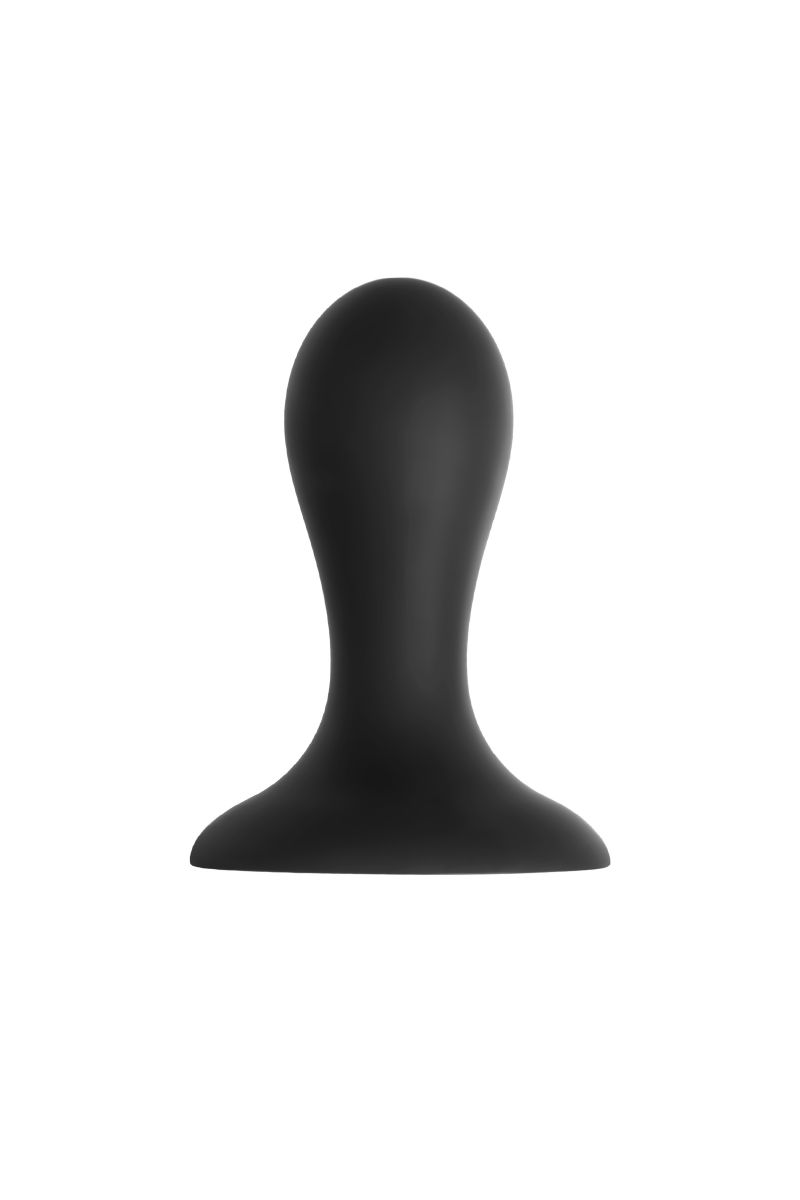 Черная анальная втулка Hidro S - 8,5 см. 3