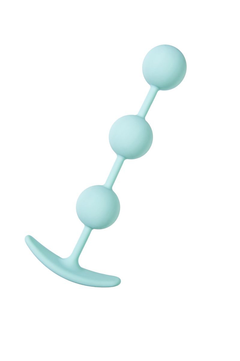 Мятные анальные шарики на сцепке Triplex - 15 см. 3