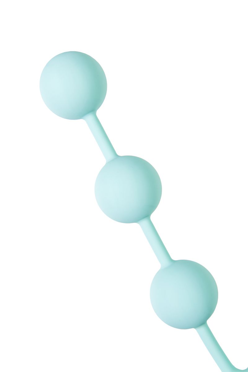 Мятные анальные шарики на сцепке Triplex - 15 см. 7