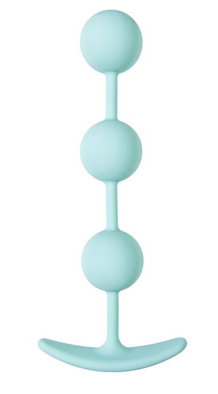 Мятные анальные шарики на сцепке Triplex - 15 см. 1