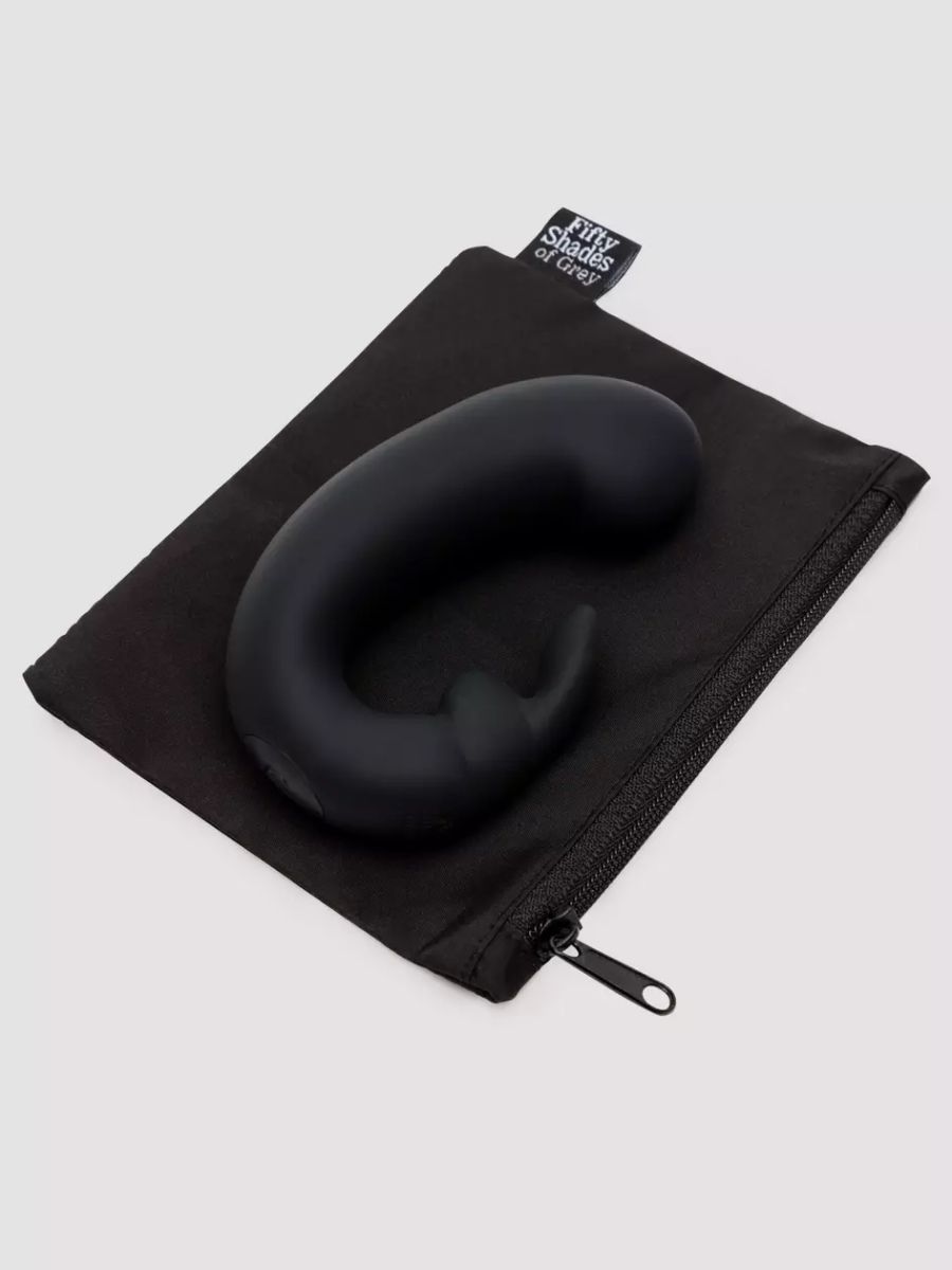 Черный мини-вибратор "кролик" Sensation Rechargeable G-Spot Rabbit Vibrator - 11,4 см. 4