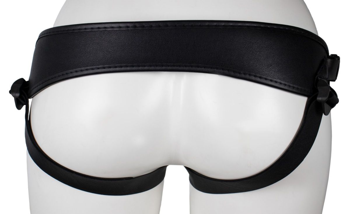 Пустотелый страпон Harness CLASSIC с бандажом - 15,5 см. 3