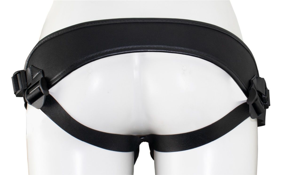 Пустотелый страпон Harness CLASSIC с бандажом - 19,5 см. 3
