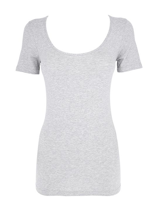 Футболка с короткими рукавами и круглым вырезом 2
