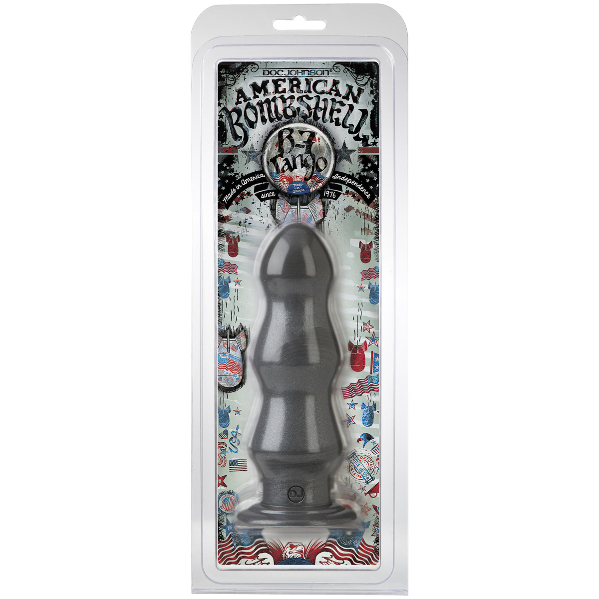 Анальная пробка B-7 Tango Gun Metal - 17,8 см. 2