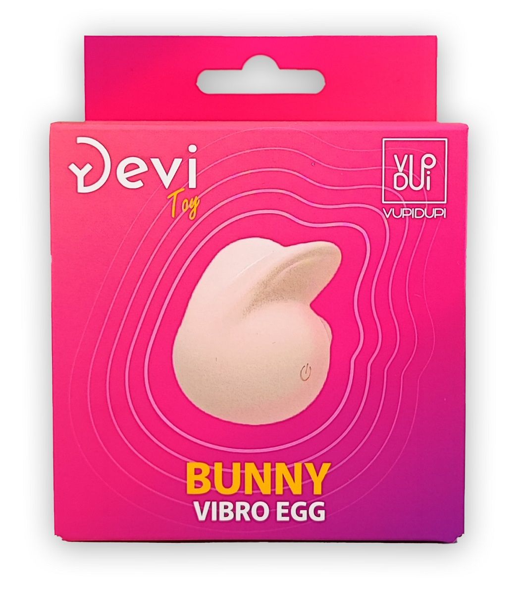 Розовое яичко-зайчик Bunny Vibro Egg 2